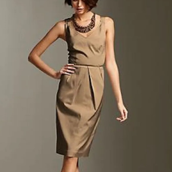 Talbots Sleeveless Knee Length Black Dress Style Tres Jolie Size 8 - Picture 8 of 8